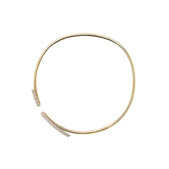 Hearts On Fire 18K Yellow Gold Inside/Out Diamond Flip Choker Necklace