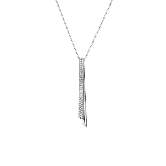 Hearts On Fire 18K White Gold Inside/Out Diamond Pendant Necklace