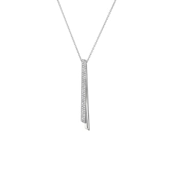 Hearts On Fire 18K White Gold Inside/Out Diamond Pendant Necklace