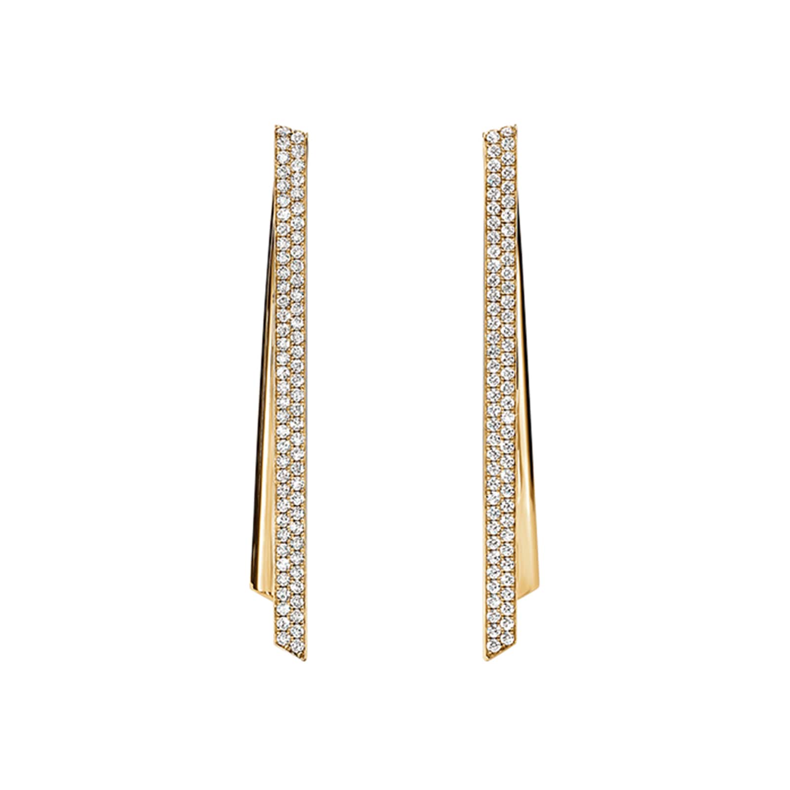 Hearts On Fire 18K Yellow Gold Inside/Out Diamond Stiletto Flip Drop Earrings Hearts On Fire 18K Yellow Gold Inside/Out Diamond Stiletto Flip Drop Earrings