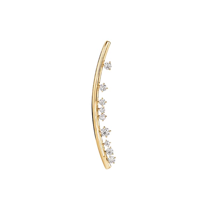 Hearts On Fire 18K Yellow Gold Barre Floating Diamond Brooch