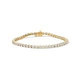 Hearts on Fire 18K Yellow Gold Temptation 3.30cttw Diamond Bracelet