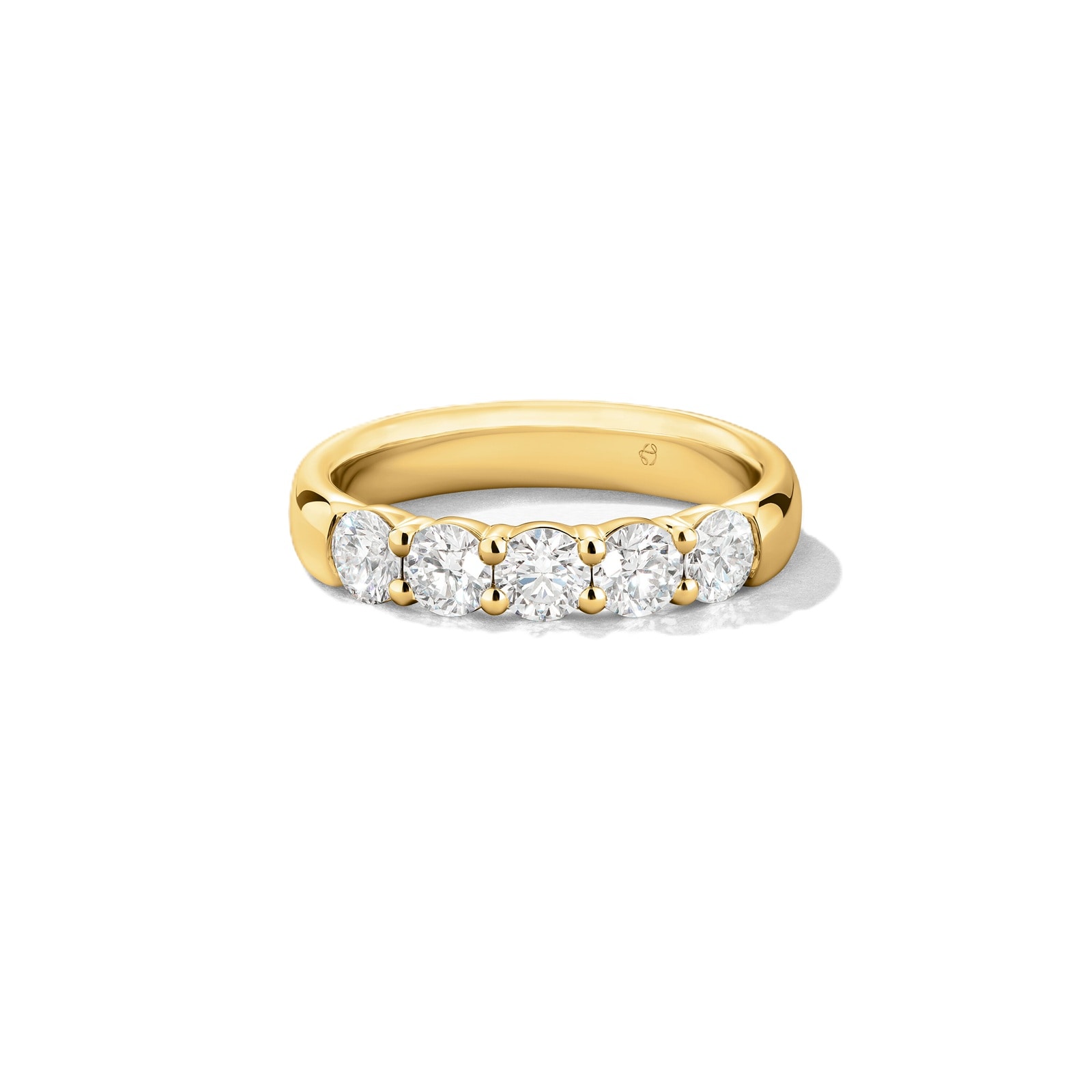 Hearts on Fire 18K Yellow Gold Signature 5 Stone 0.45cttw Diamond Ring - Ring Size 6.5