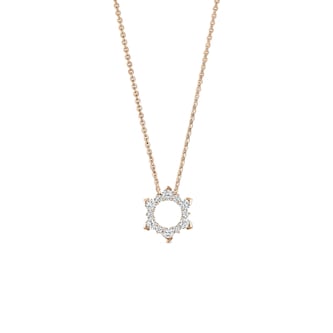 Hearts on Fire 18K White Gold Aerial 0.55cttw Diamond Starburst Pendant Necklace