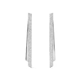 Hearts on Fire 18K White Gold Inside Out 0.70cttw Diamond Stiletto Flip Drop Earrings