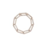 Hearts on Fire 18K Yellow Gold Inside Out 9.10cttw Diamond Link Bracelet