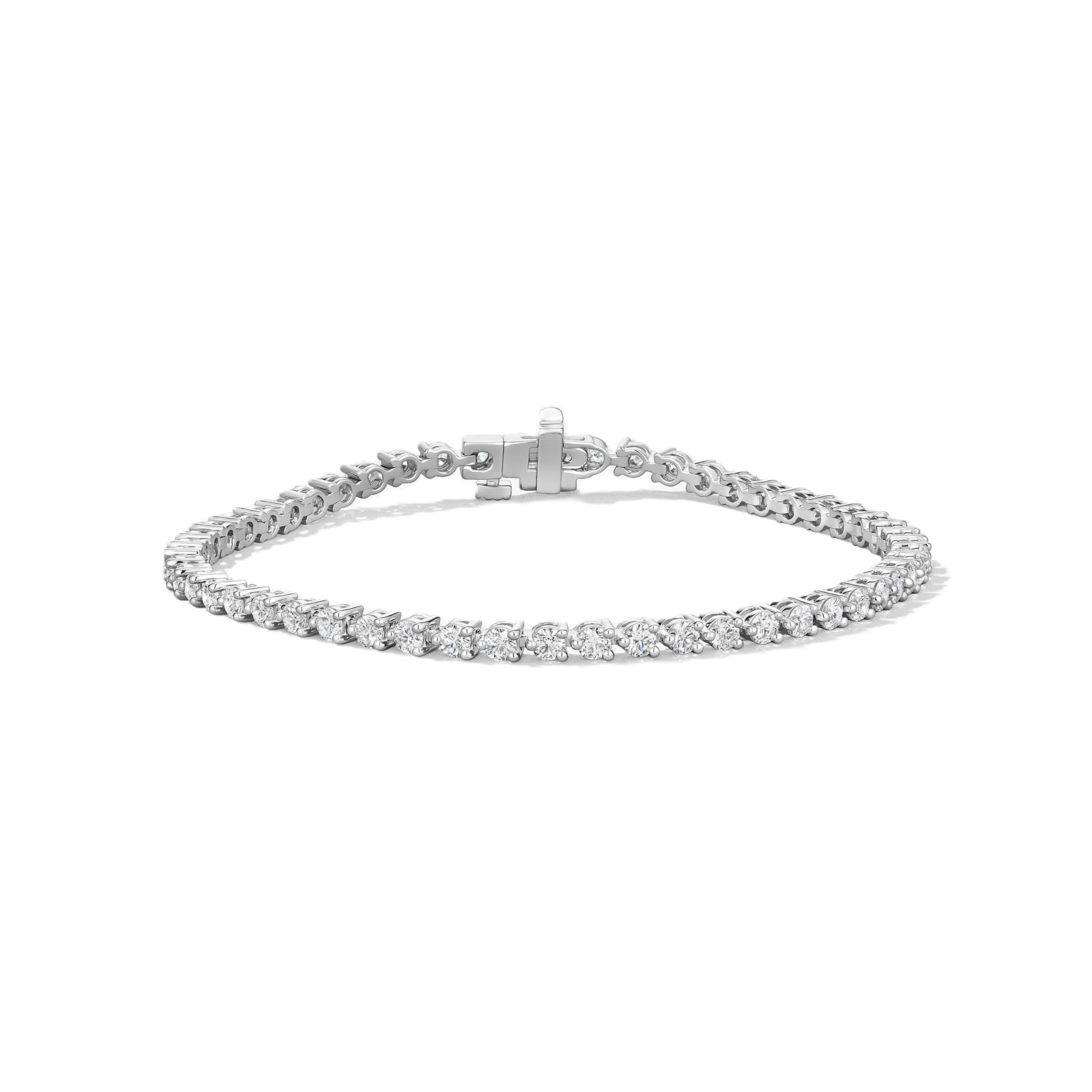 Hearts on Fire 18K White Gold Temptation 2.95cttw Diamond Bracelet