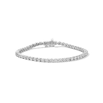 Hearts on Fire 18K White Gold Temptation 2.95cttw Diamond Bracelet
