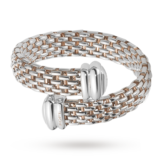 FOPE SilverNaos Cross Over Bangle
