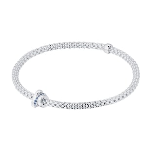 FOPE Exclusive Flex'it White Gold Sapphire Prima Bracelet 744BZAF ...