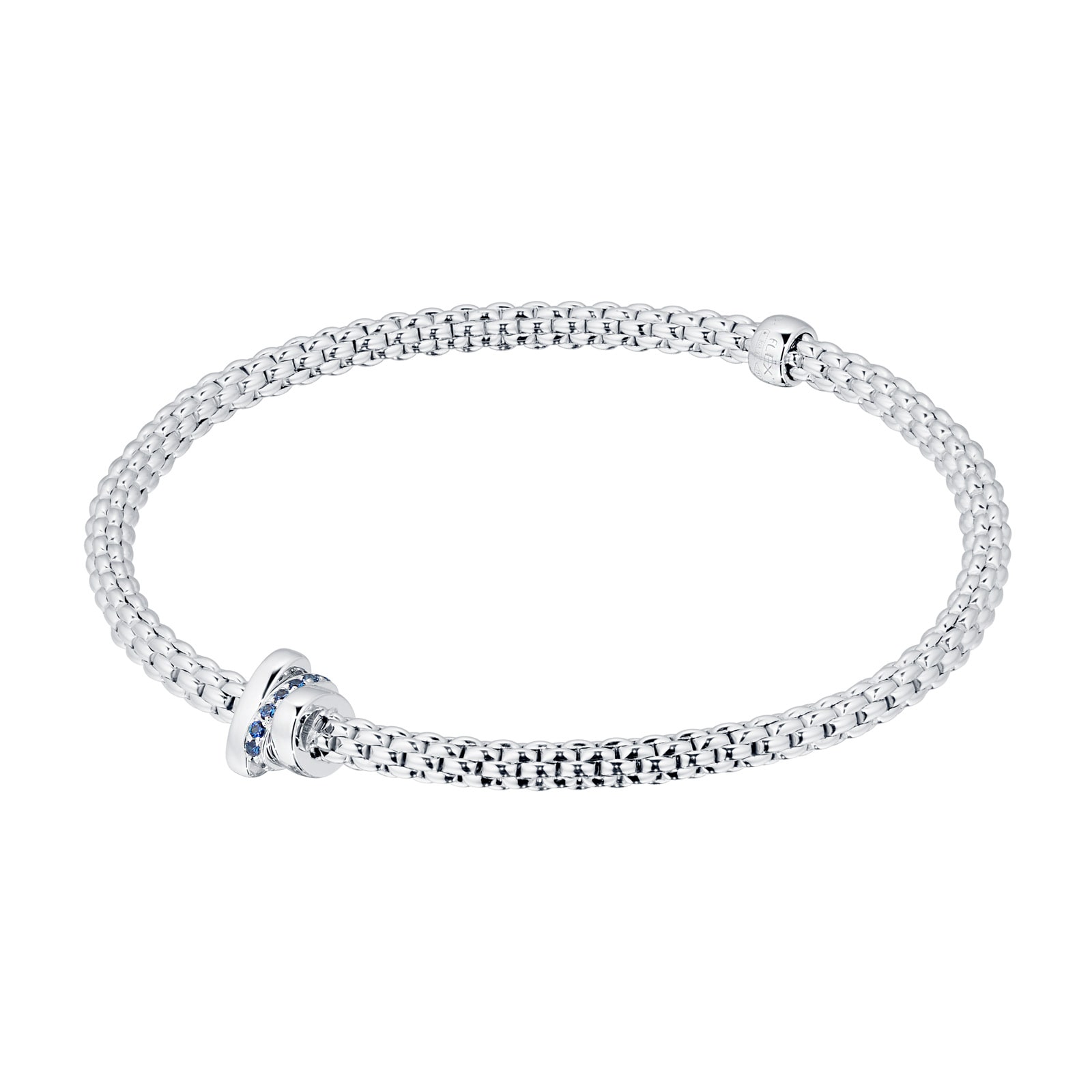 FOPE Exclusive Flex'it White Gold Sapphire Prima Bracelet 74408BX_B2_B ...