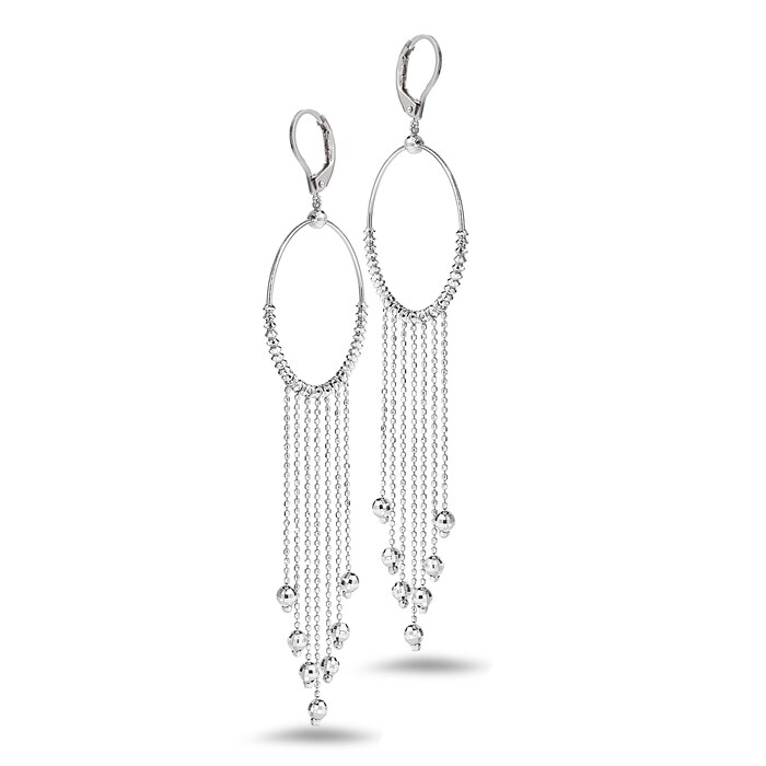 Platinum Born Dreamcatcher Drop Earrings