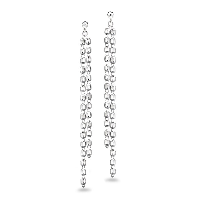 Platinum Born Radiance Double Drop Earring
