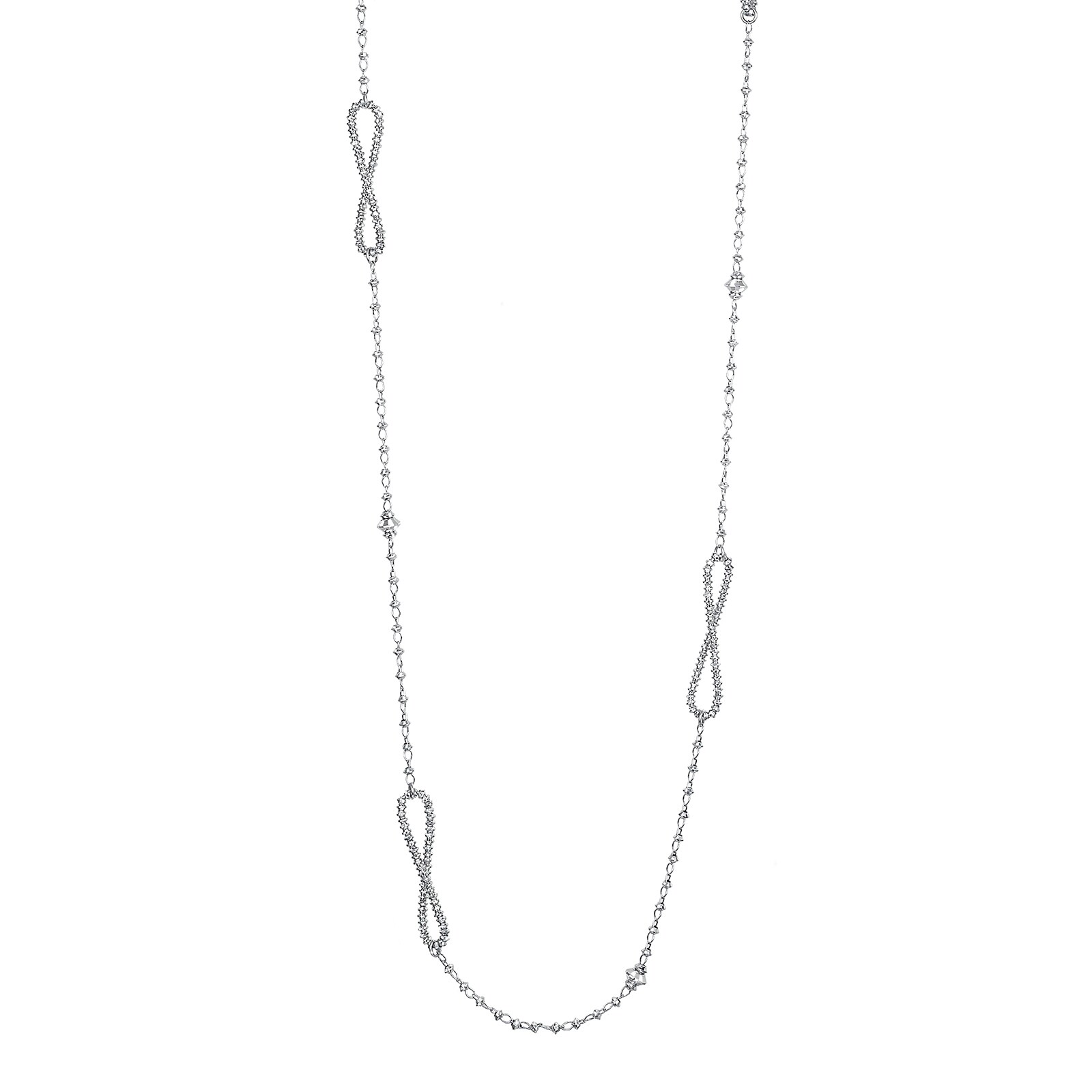 platinum infinity necklace