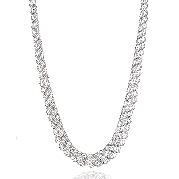 Platinum Born Tapestry Lace Necklace