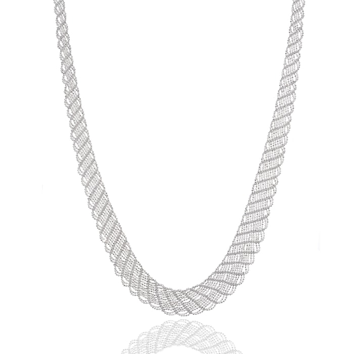 Platinum Born Tapestry Lace Necklace