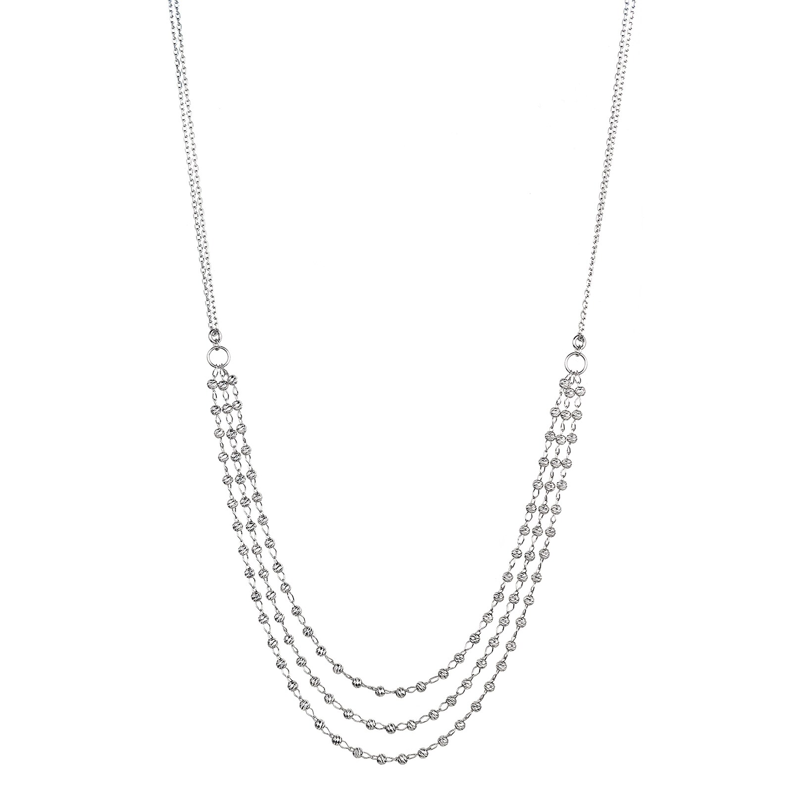 Platinum Born Saturn Necklace