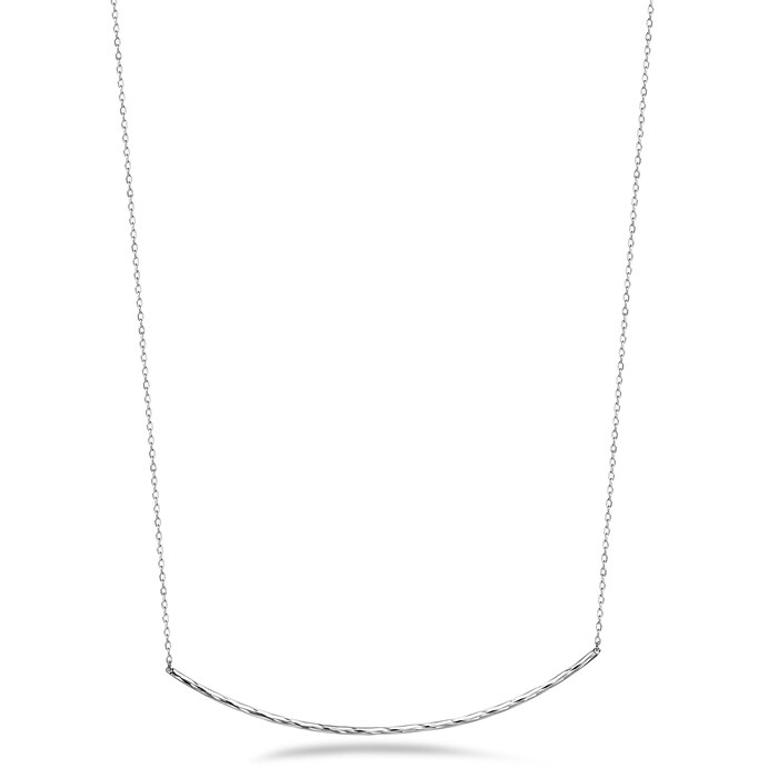 Platinum Born Sunrise Bar Necklace