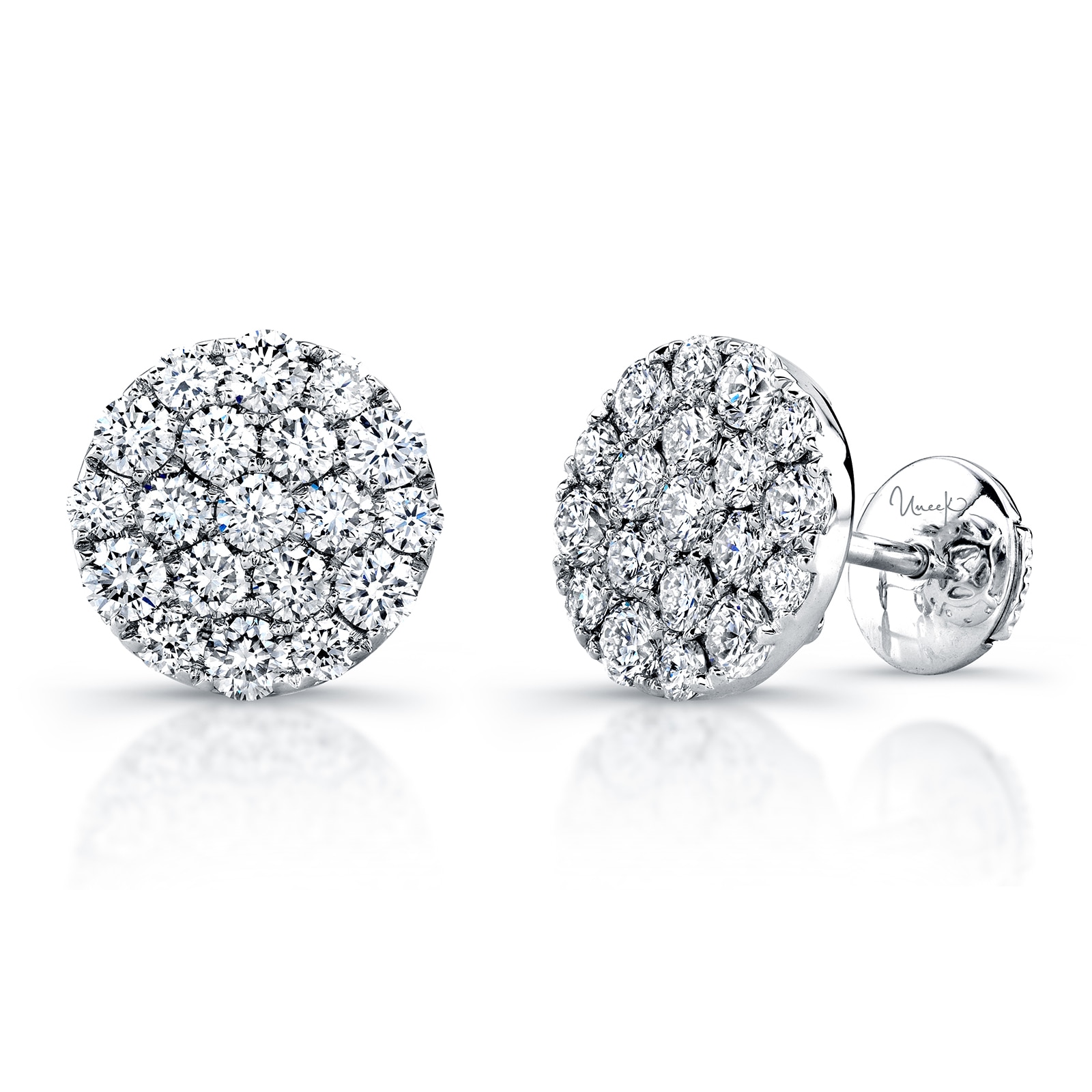 14K WHITE GOLD 1.25CTTW DIAMOND STUD EARRINGS