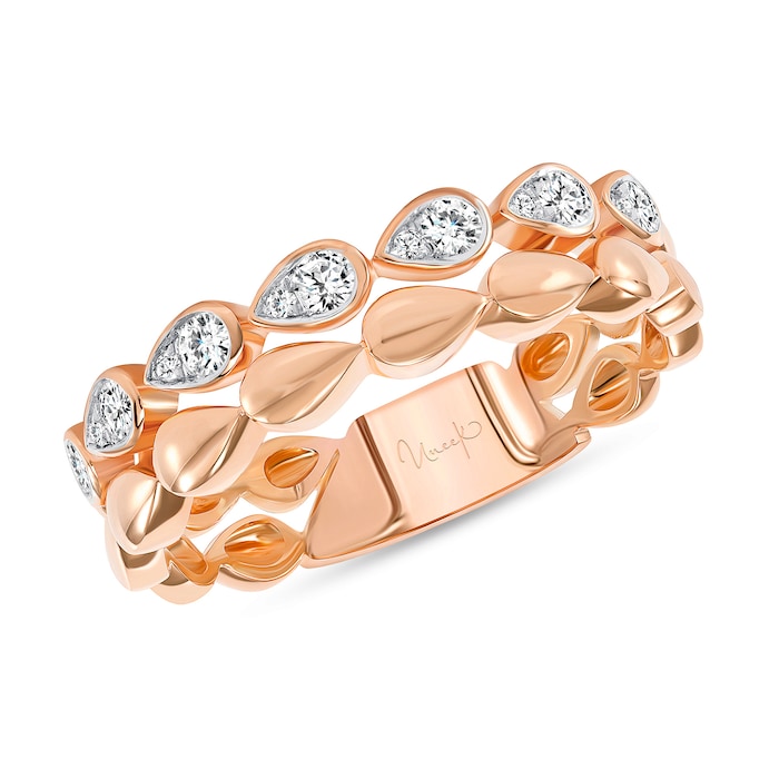 Uneek 14k Rose Gold 0.24cttw Diamond Fashion Ring - Ring Size 6.5