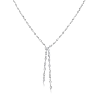 Uneek 18k White Gold 2.32cttw Diamond Necklace 21" Uneek 18k White Gold 2.32cttw Diamond Necklace 21"