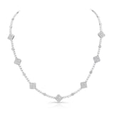 Uneek 18K White Gold 2.81ct Diamond Necklace