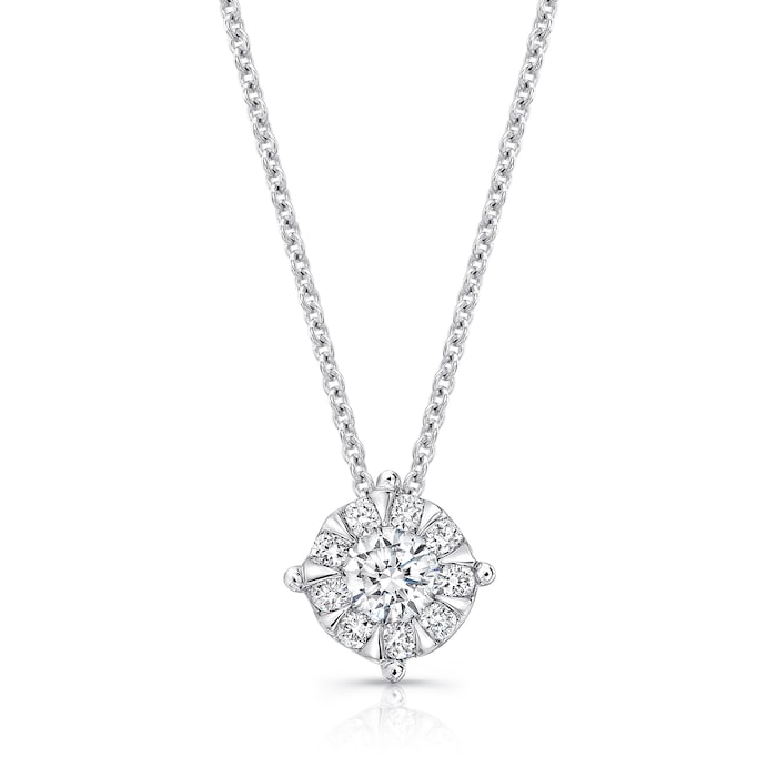 Uneek 14K White Gold 0.71cttw Diamond Pendant