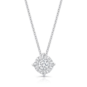 Uneek 14K White Gold 0.71cttw Diamond Pendant