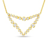 Uneek 18k Yellow Gold 0.89cttw Diamond Fashion Pendant