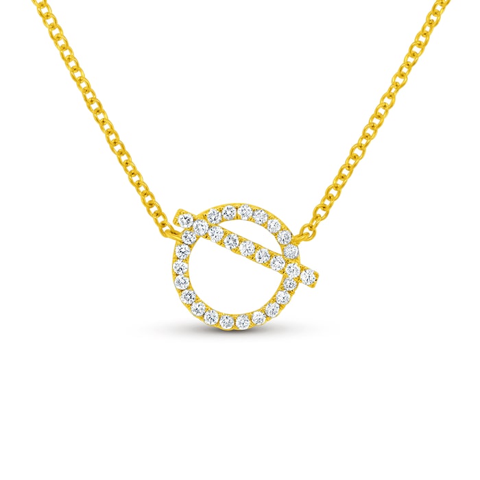 Uneek 18k Yellow Gold 0.35cttw Diamond Necklace