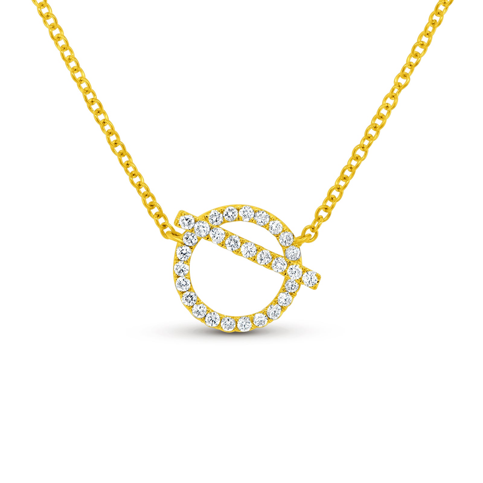 Uneek 18k Yellow Gold 0.35cttw Diamond Necklace Uneek 18k Yellow Gold 0.35cttw Diamond Necklace