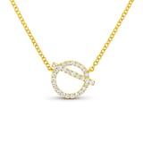 Uneek 18k Yellow Gold 0.35cttw Diamond Necklace