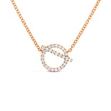Uneek 18k Rose Gold 0.35cttw Diamond Necklace