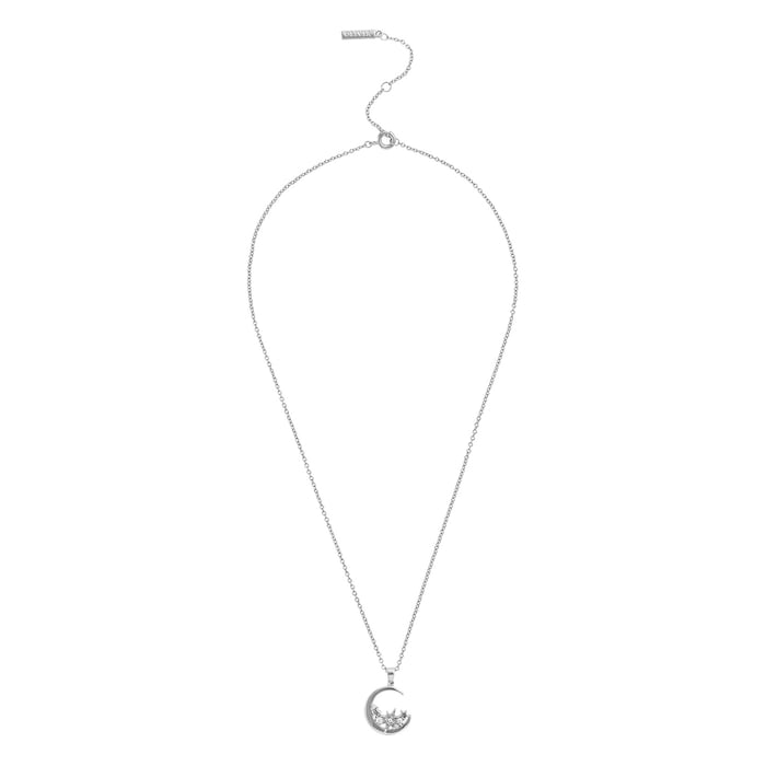 Olivia Burton Sterling Silver Celestial Silver Moon Necklace