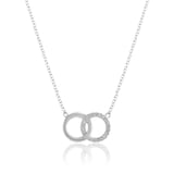 Olivia Burton Silver Coloured Classics Interlink Necklace