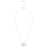 Olivia Burton Silver Coloured Classics Interlink Necklace