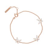 Olivia Burton Rose Gold Plated Sparkle Butterfly Marquise Bracelet