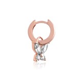 Olivia Burton Rose Gold Plated Sparkle Butterfly Marquise Earrings