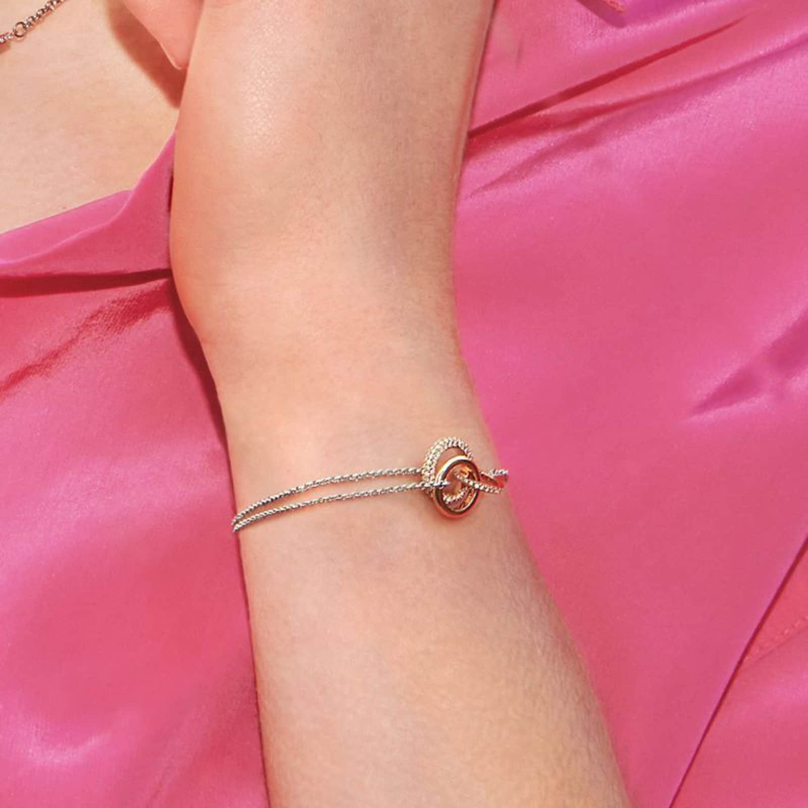 Olivia Burton Stainless Steel Classic Crystal Bracelet