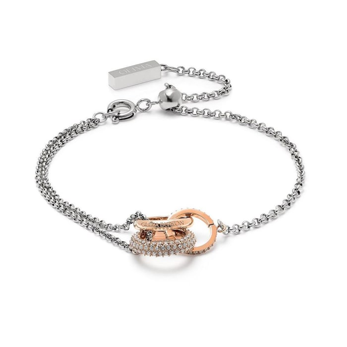 Olivia Burton Stainless Steel Classic Crystal Bracelet