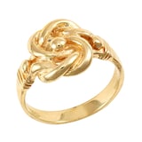Hallmark 9ct Yellow Gold Knot Ring