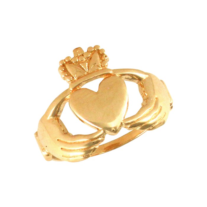 Hallmark 9ct Yellow Gold Claddagh Ring