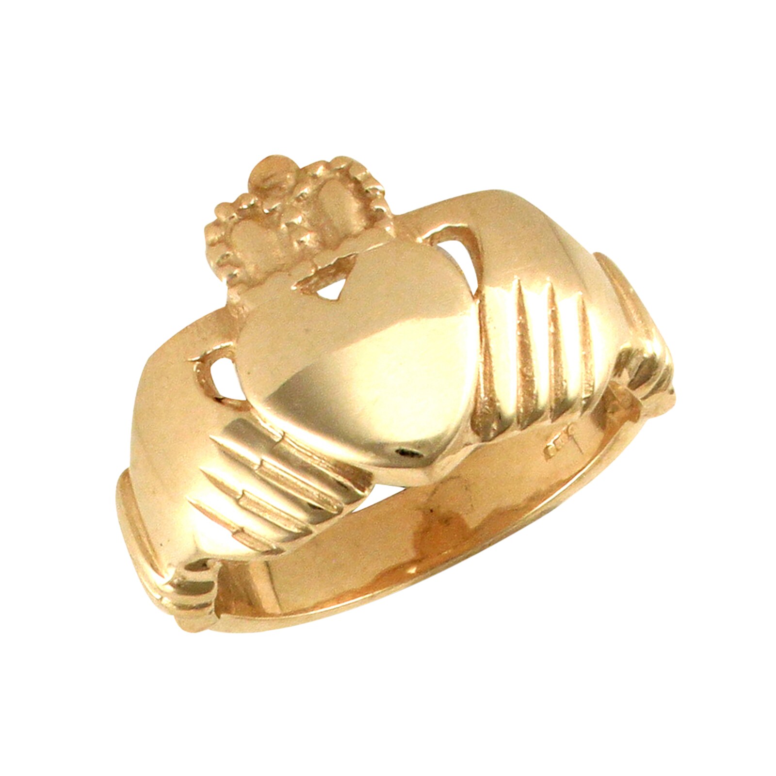 Hallmark 9ct Yellow Gold Claddagh Ring