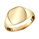 Hallmark 9ct Yellow Gold Signet Ring