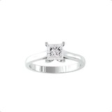 By Request 9ct White Gold 0.33cttw Princess Cut Diamond Ring