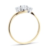 By Request 18ct Yellow Gold 0.50cttw Brilliant Cut 3 Stone Diamond Ring - Ring Size K