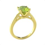 By Request 9ct Yellow Gold Peridot Ring