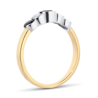 By Request 9ct Yellow Gold Sapphire And Diamond 5 Stone Ring By Request 9ct Yellow Gold Sapphire And Diamond 5 Stone Ring