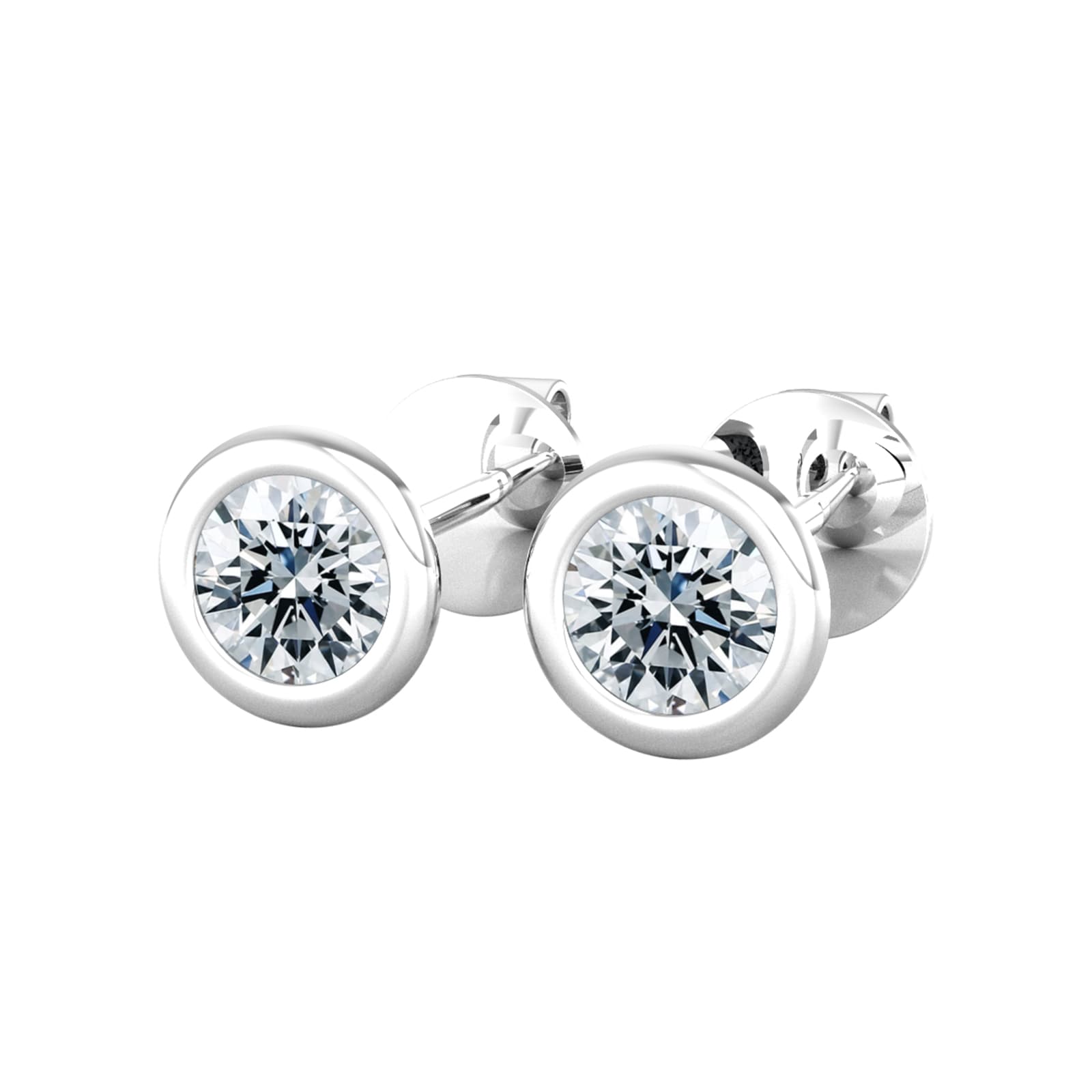 By Request 18ct White Gold 0.25ct Diamond Stud Earrings