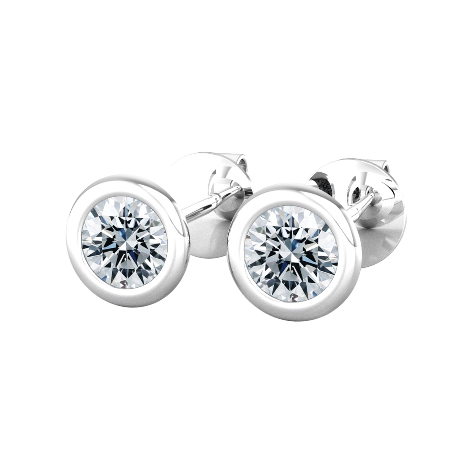 By Request 9ct White Gold 0.33ct Diamond Stud Earrings By Request 9ct White Gold 0.33ct Diamond Stud Earrings